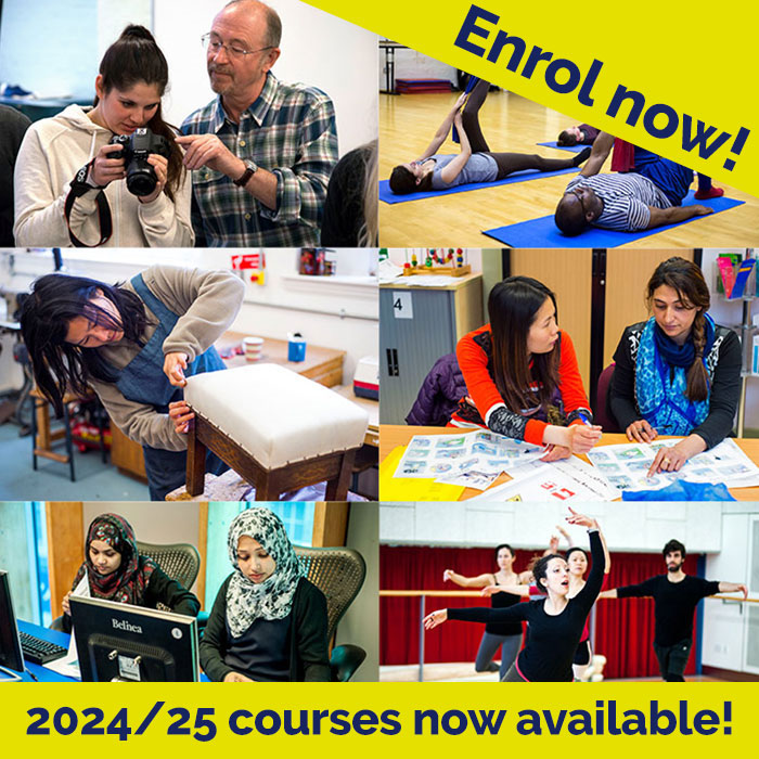 enrol now! 2024/25 courses now available